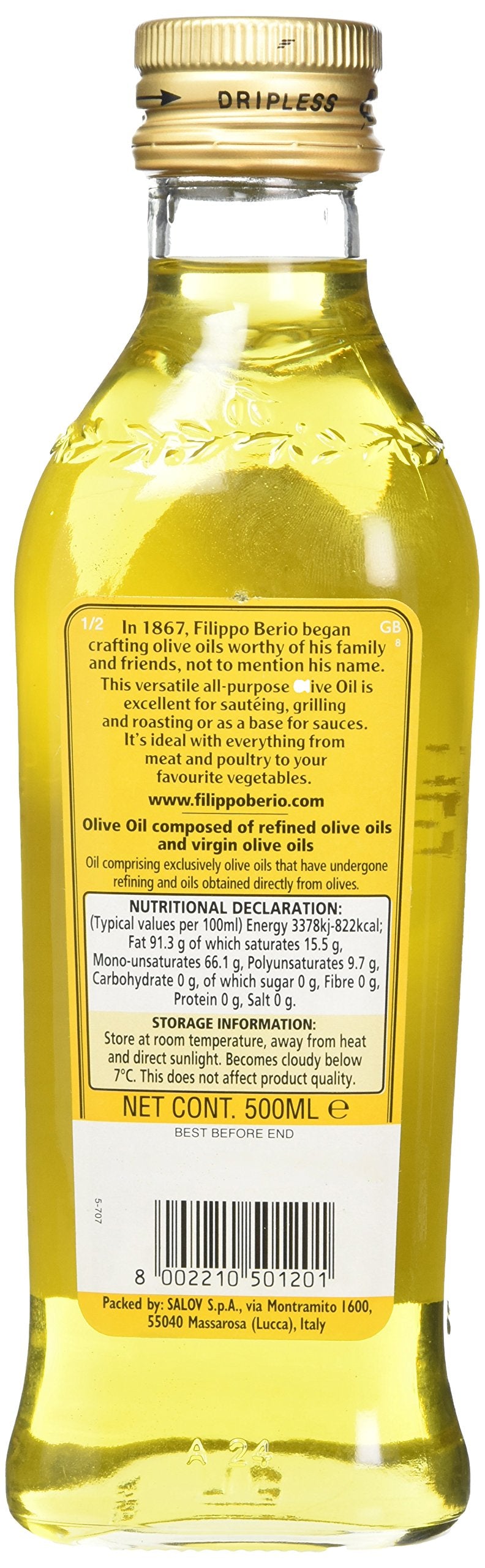 Filippo Berio - Pure Olive Oil 500 ml