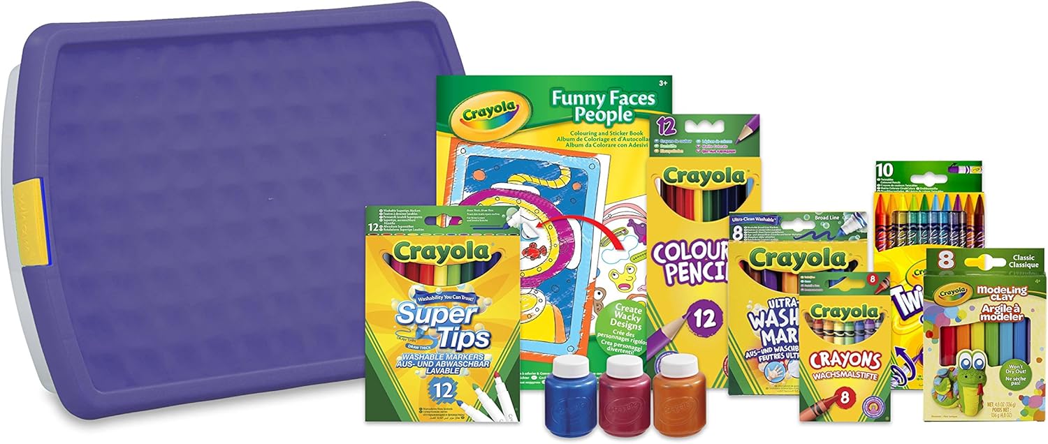 Crayola Mega Activity Tub - Arts & Crafts Set for Kids Ages 4+