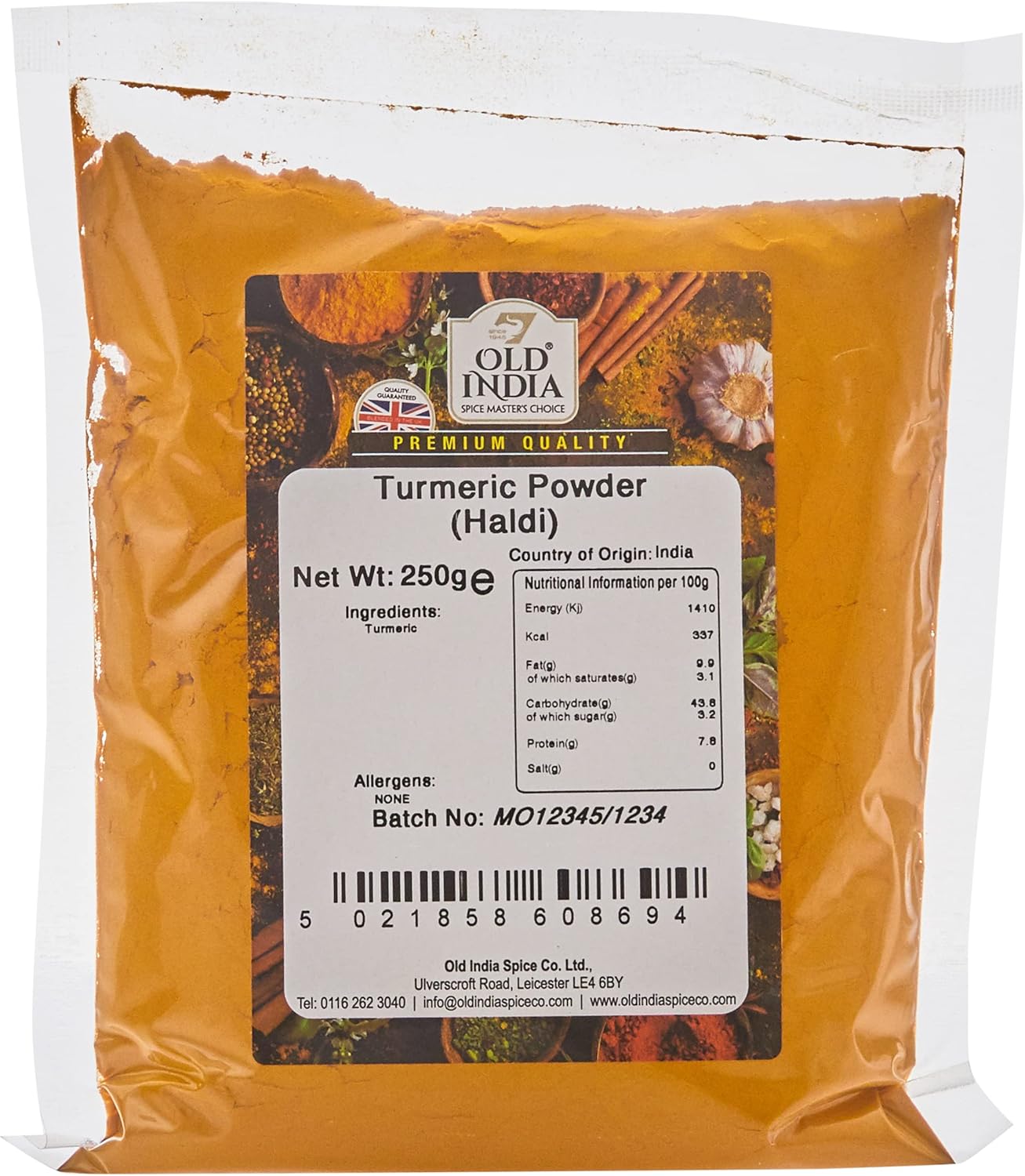 Old India - Turmeric Powder (Haldi) 250 g