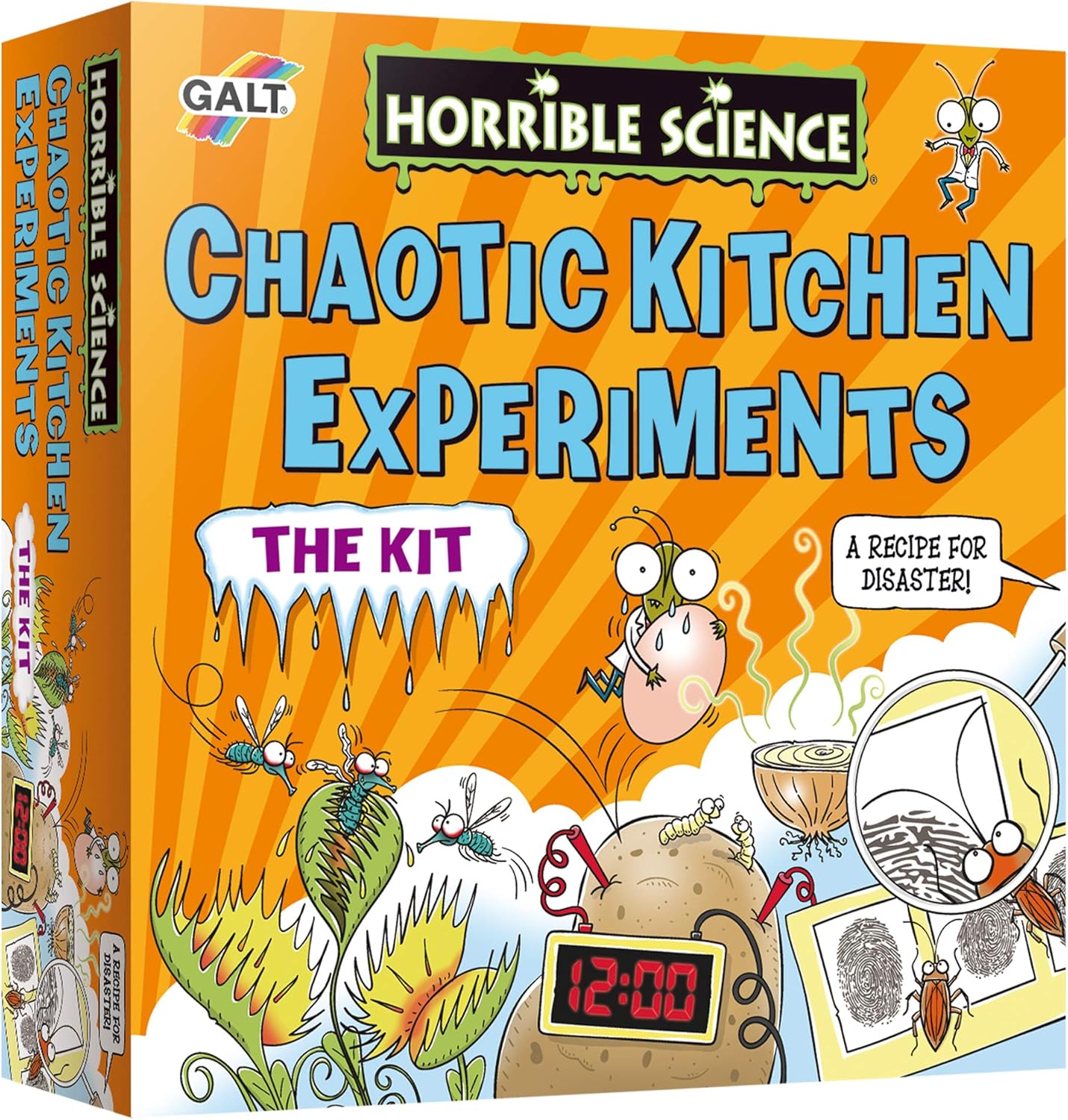 Horrible Science - Chaotic Kitchen Experiments by Galt Toys, STEM Science Kit for Kids 8+