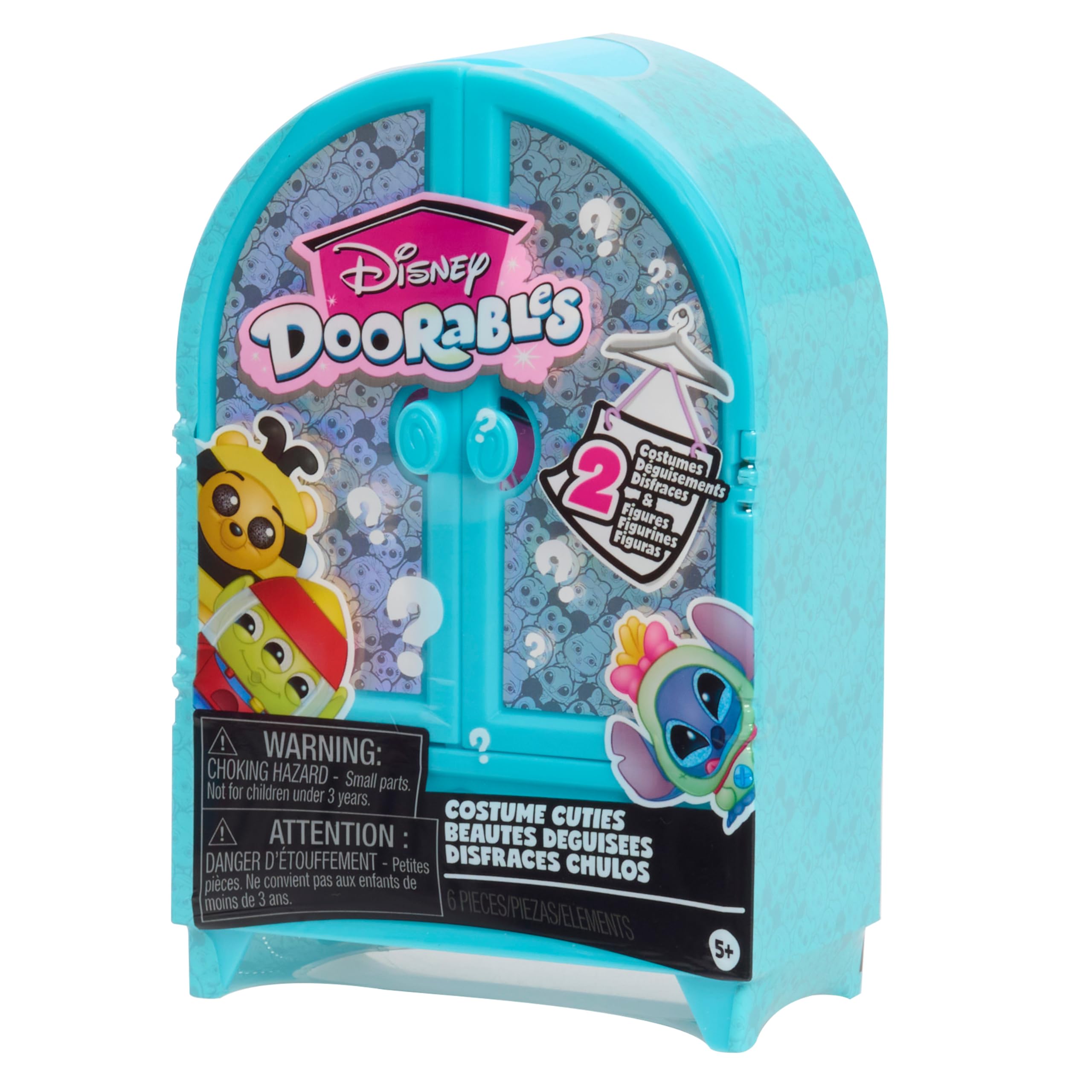 Just Play Disney Doorables Costume Cuties - Stitch, Tigger, Pooh & Alien Collectible Figures (50018)
