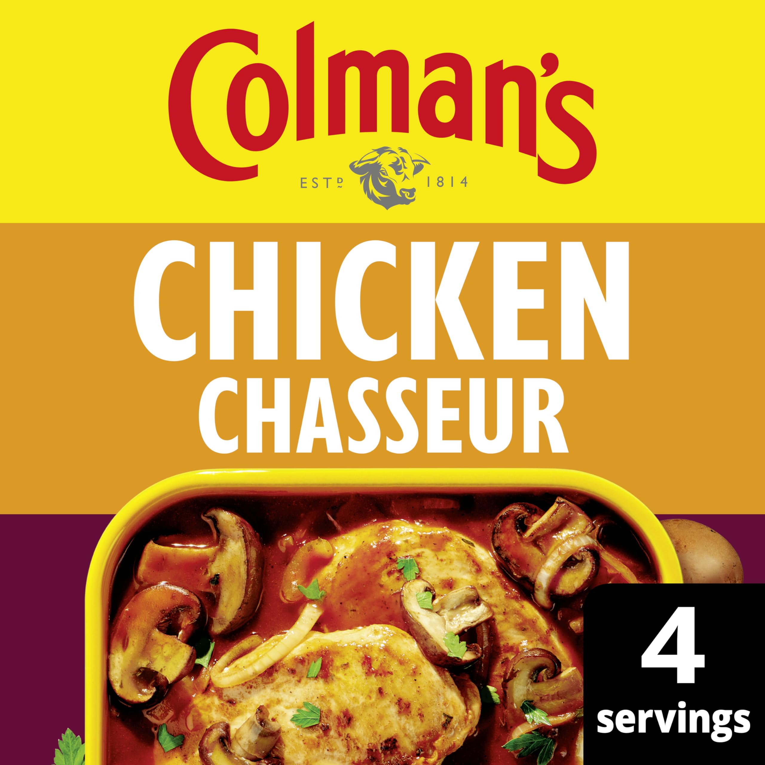Colman's Chicken Chasseur Meal Maker - Recipe Mix for Rich Comfort Food