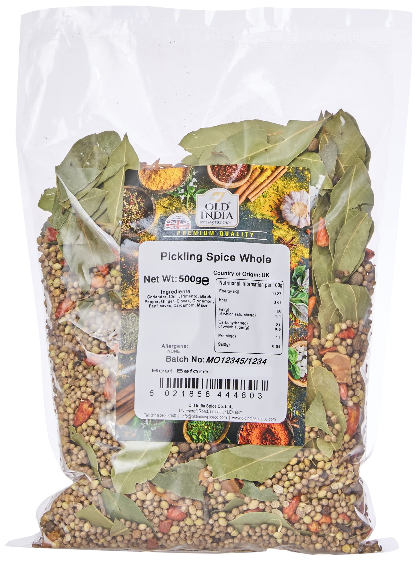 Old India Pickling Spice Whole 500g