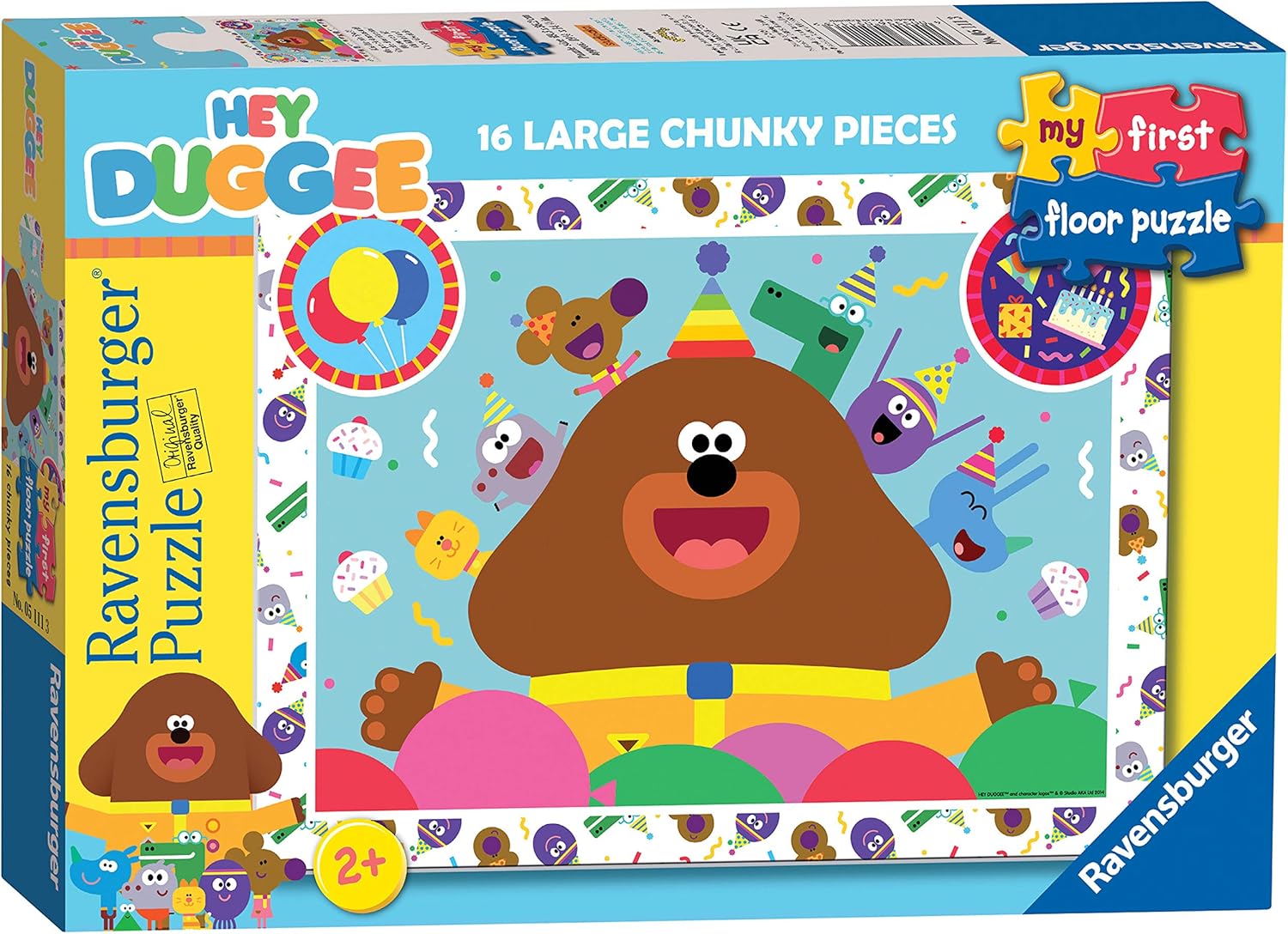 Ravensburger Hey Duggee My First 16-Piece Floor Puzzle - Educational Kids Puzzle for Toddlers 2 Years Up