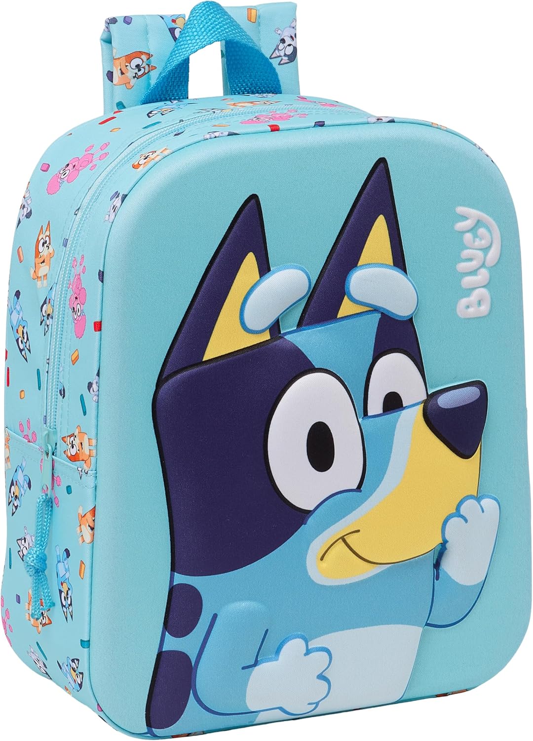 Safta Blue 3D Nursery Backpack - Trolley Adaptable, Easy Clean (M011A-612433011)