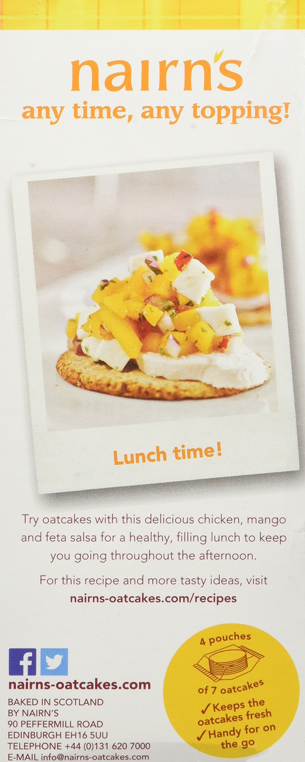 Nairn's Fine Milled Oatcakes, 218g