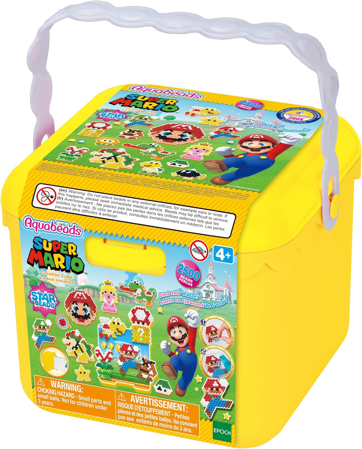 Aquabeads Creation Cube Super Mario - Arts & Crafts Bead Set for Kids 4+