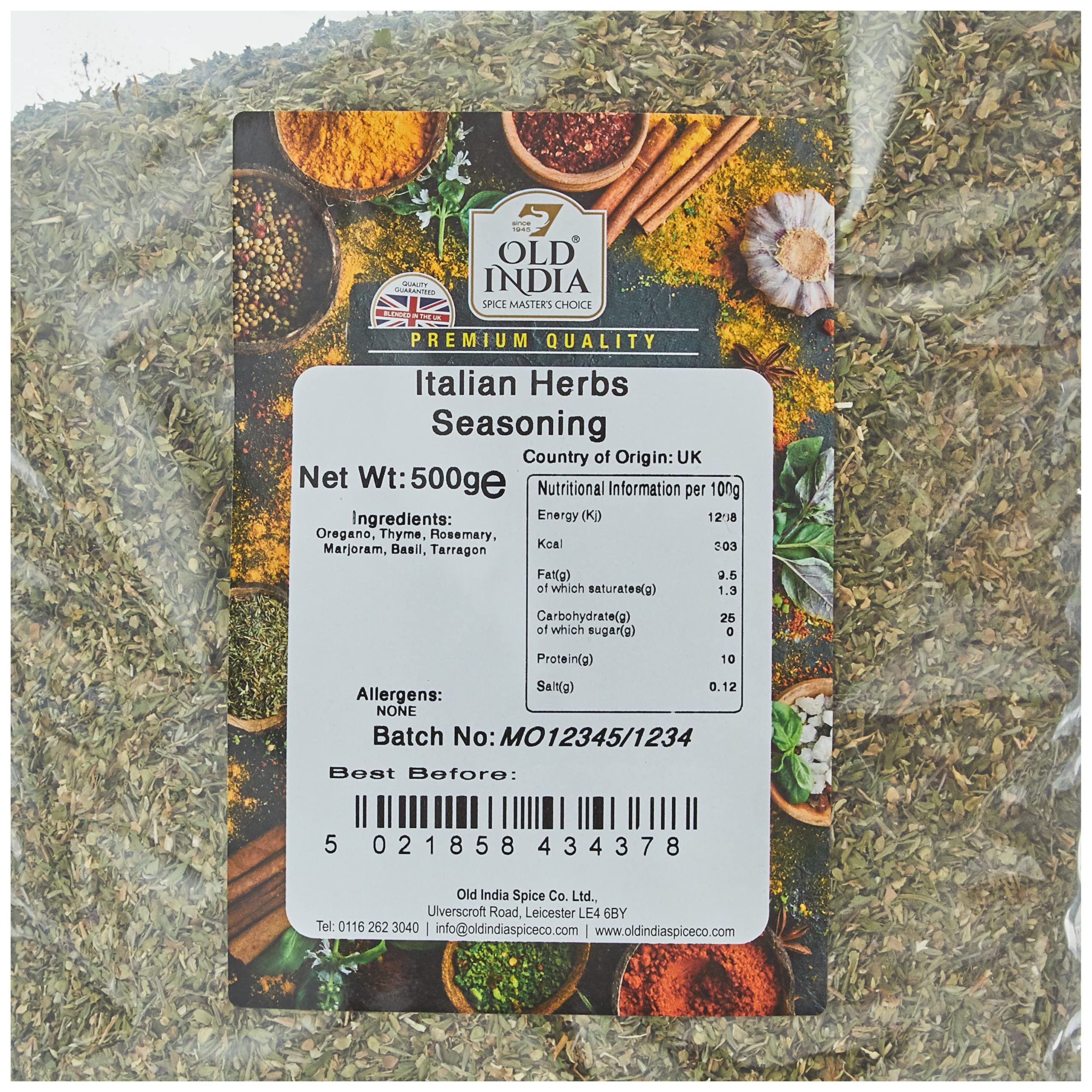 Old India Italian Herbs Seasoning 500g