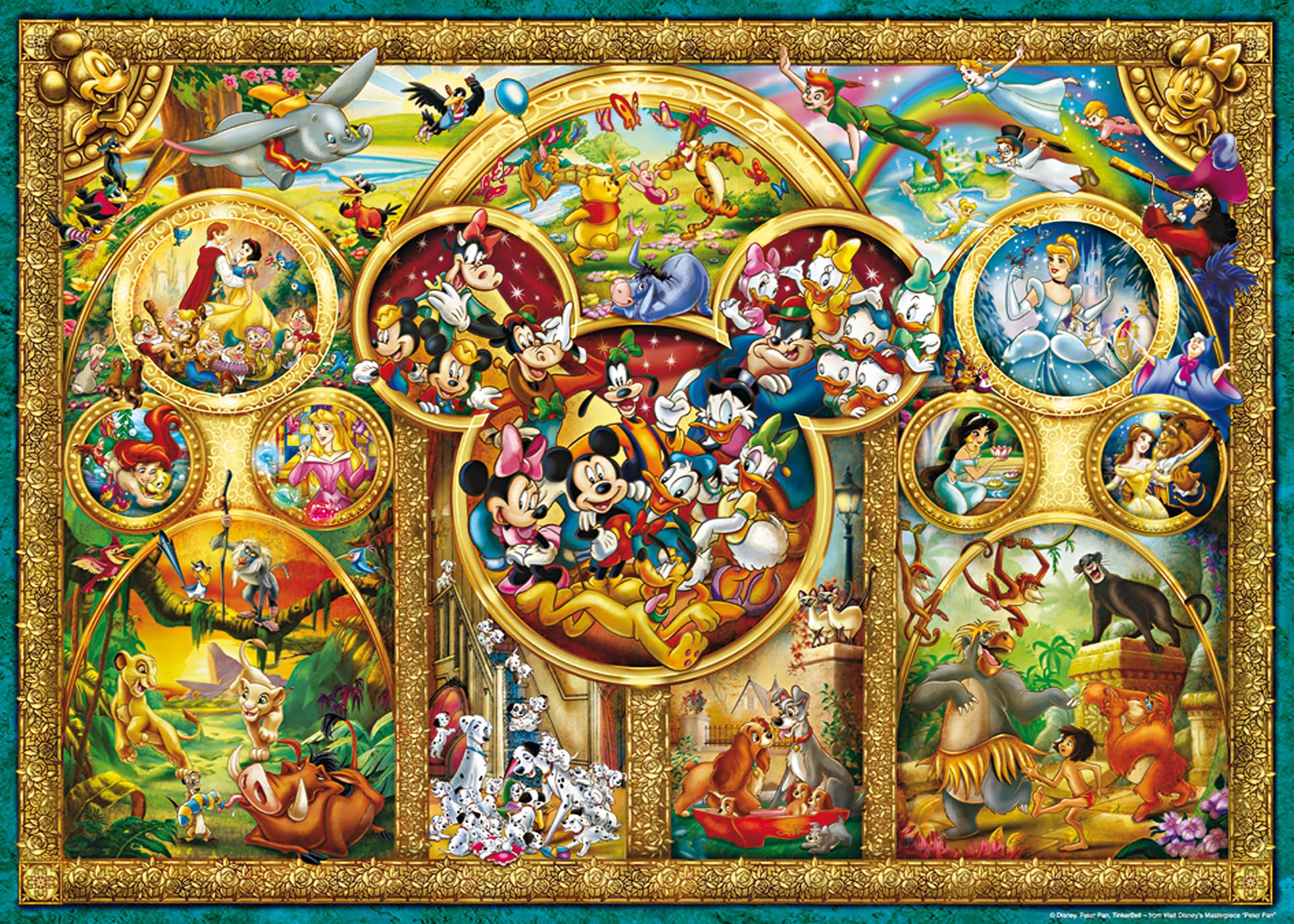 Ravensburger Disney Best Themes 1000-Piece Jigsaw Puzzle