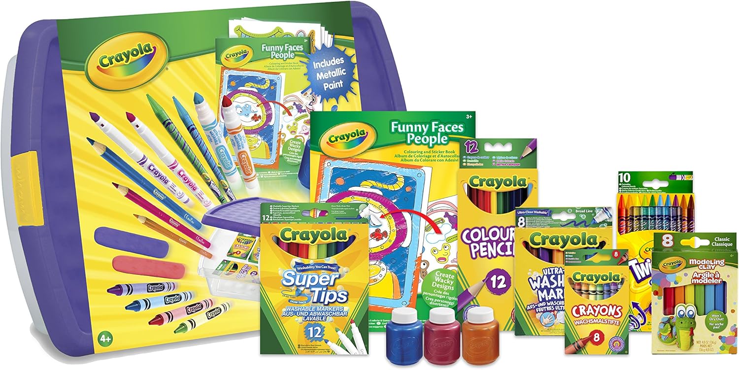 Crayola Mega Activity Tub - Arts & Crafts Set for Kids Ages 4+