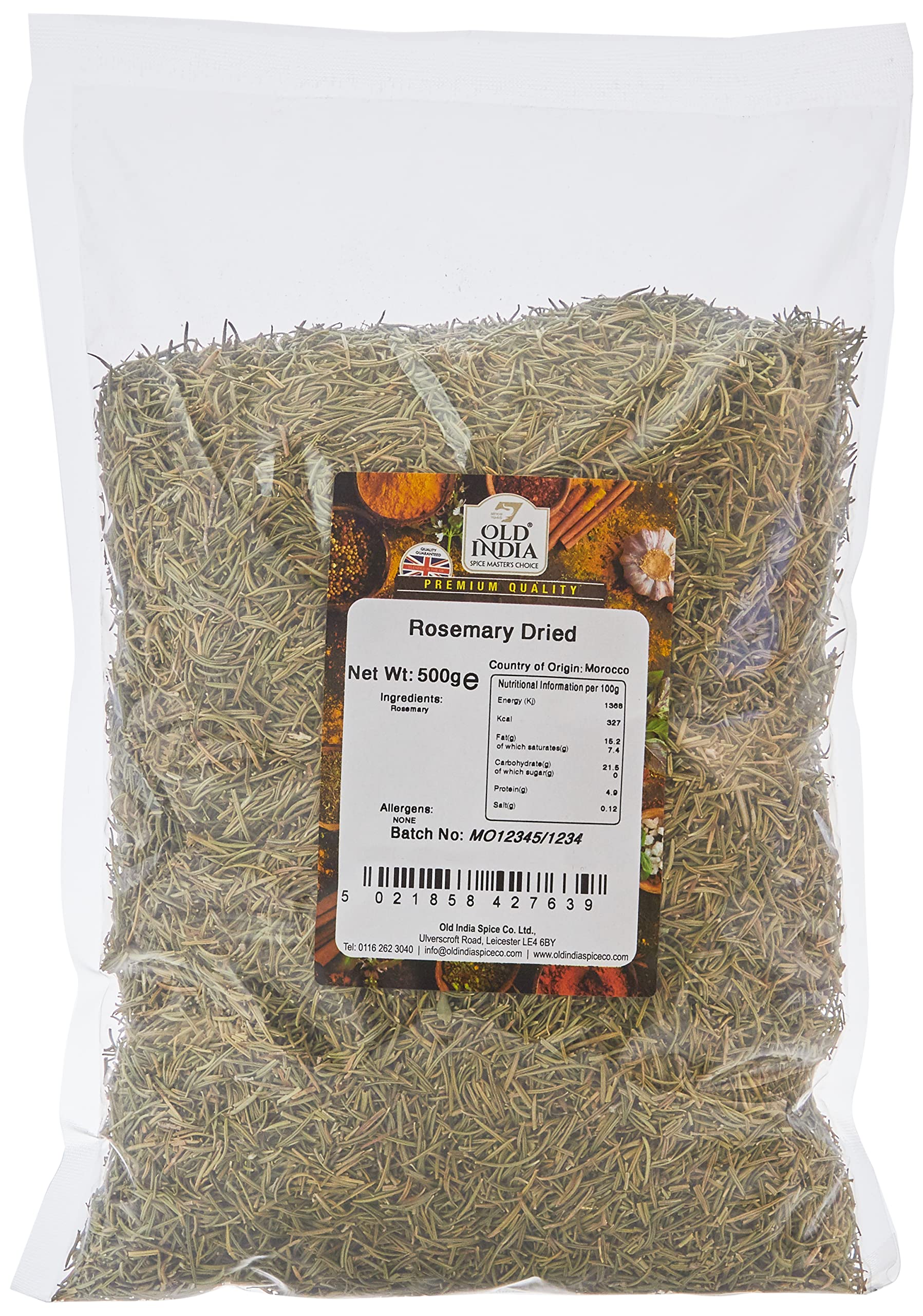 Old India Rosemary Dried Herb 500g