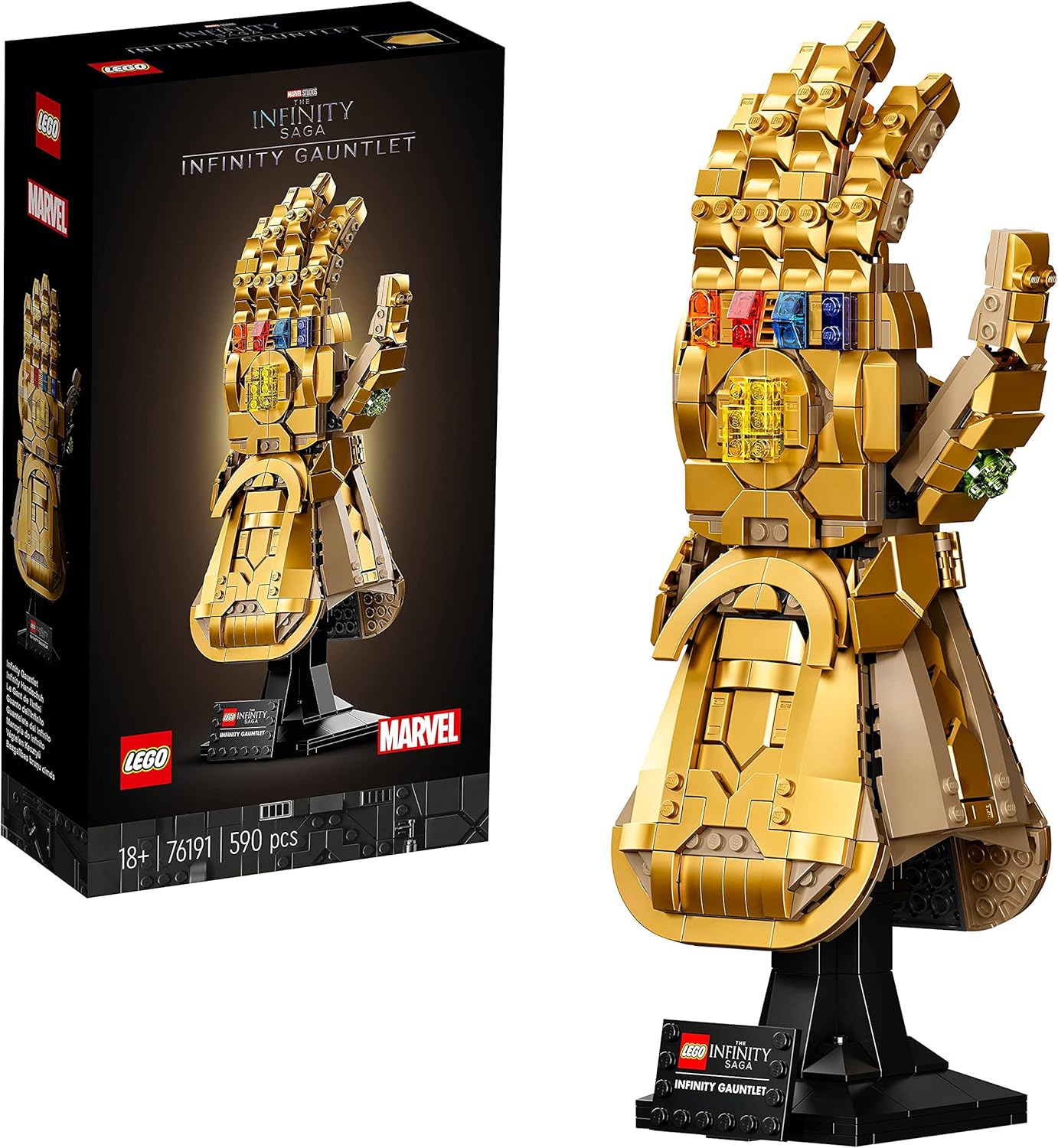 LEGO Marvel Infinity Gauntlet 76191 - Collectible Thanos Glove Building Set for Adults