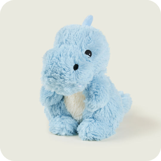 Warmies Baby Dinosaur Blue - Microwavable Plush Toy with French Lavender Scent