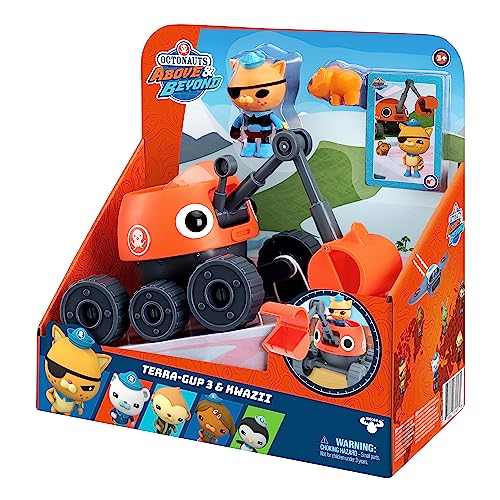 Octonauts Terra Gup 3 & Kwazii Deluxe Vehicle Set - Action-Packed Rescue Play for Kids
