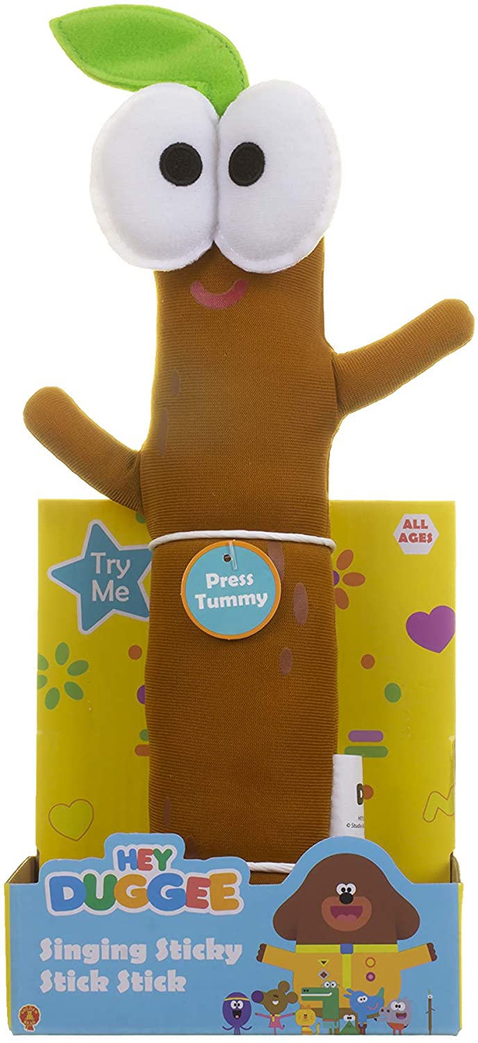 Hey Duggee 2011 Zingen Sticky Stick Soft Toy