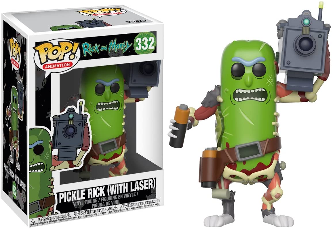 Rick and Morty Pickle Rick met Laser Funko 27862 Pop! Vinyl #332