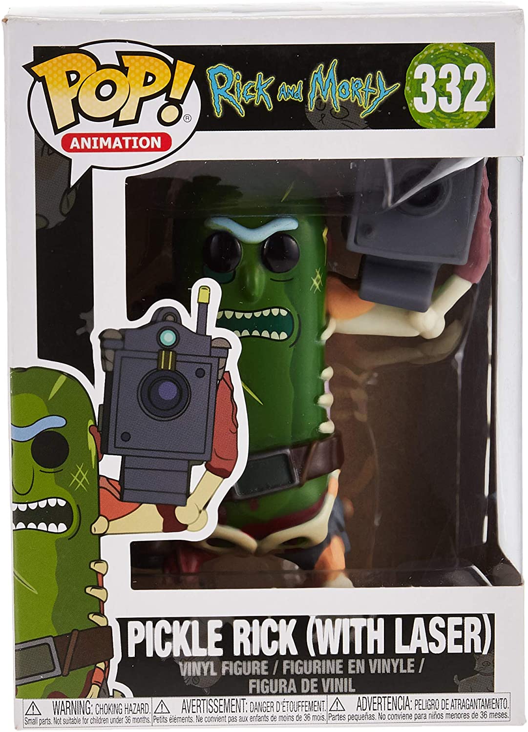 Rick and Morty Pickle Rick met Laser Funko 27862 Pop! Vinyl #332