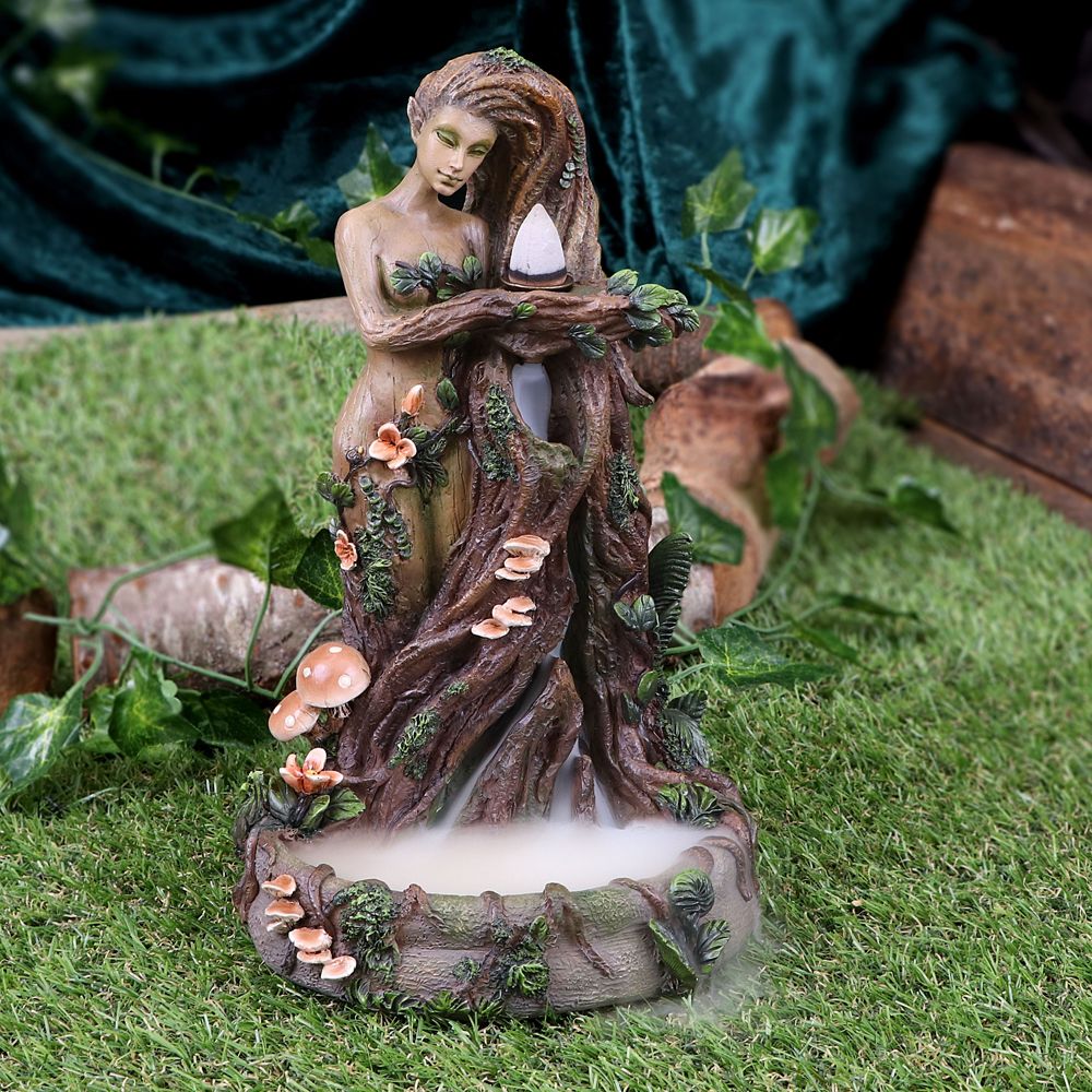 Nemesis Now - Lady Earth Tree Spirit Backflow Incense Burner (13cm)