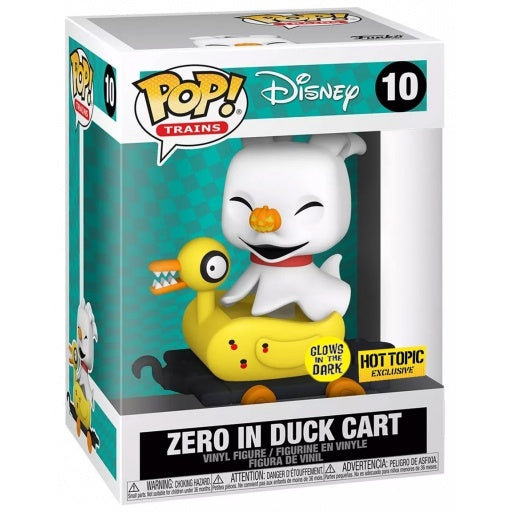 The Nightmare Before Christmas - Zero in Duck Cart Exclusive (GITD) #10 Funko 57275 Pop! Deluxe