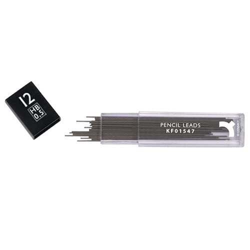 Q-Connect 0.5mm HB Mechanical Pencil Leads - 144 Refills (12 Tubes) | High Polymer 3