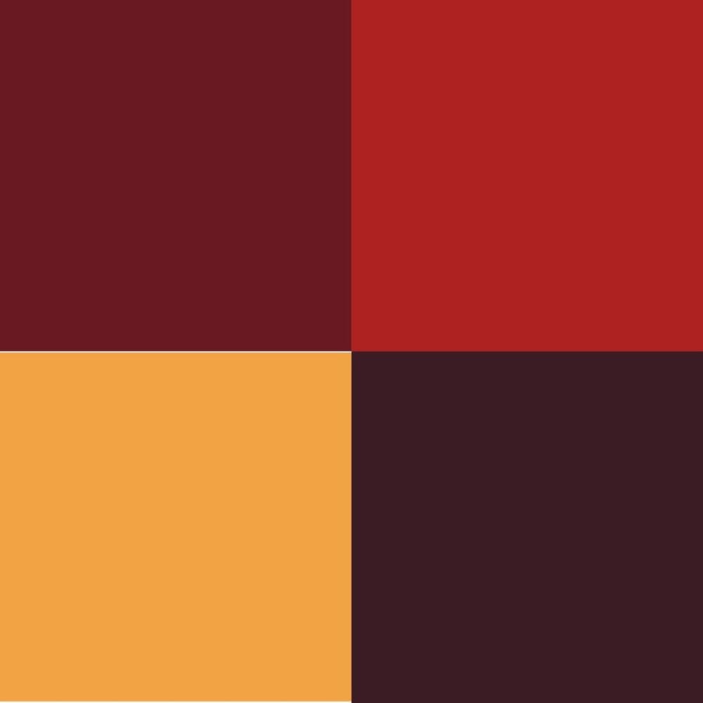 Vallejo AV Game Color Set - Red Colors (x4) - Acrylic Paints for Model Building