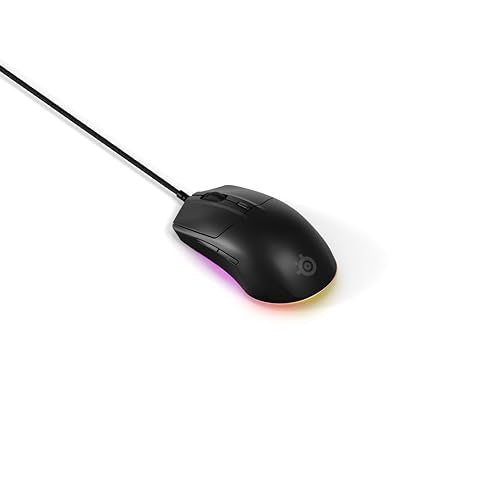 SteelSeries Rival 3 Gen 2 Gaming Mouse - 8500 DPI TrueMove Core Optical Sensor, 1.35ms Click Latency, 60M Clicks, RGB Lighting 19
