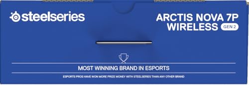 SteelSeries Arctis Nova 7P Wireless Gen 2 - PS5 Gaming Headset with 2.4GHz + Bluetooth 30