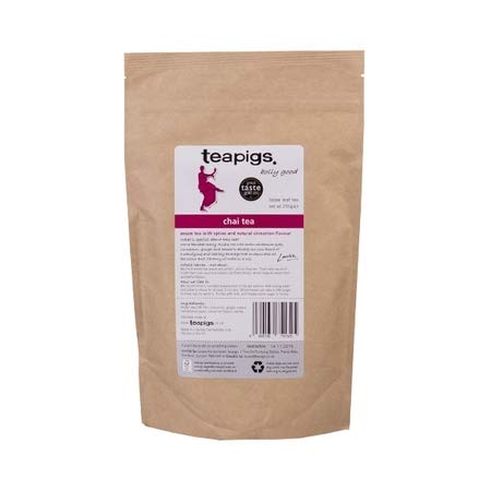 teapigs Chai Loose Leaf Tea - Authentic Masala Blend with Ginger & Cinnamon | 250g
