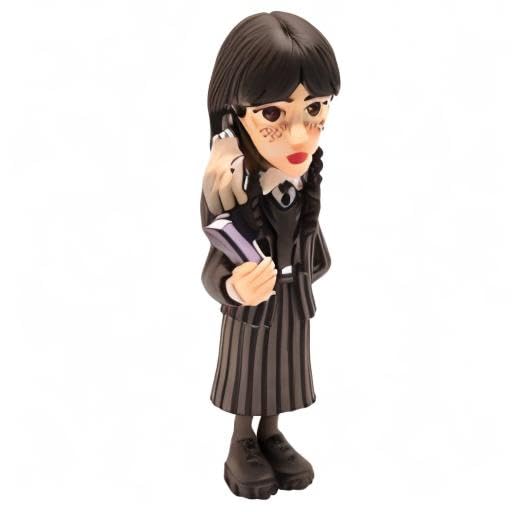 Minix Collectible Figurines Wednesday Addams Series - Wednesday Addams with Thing Collectible Figure (WED-01)