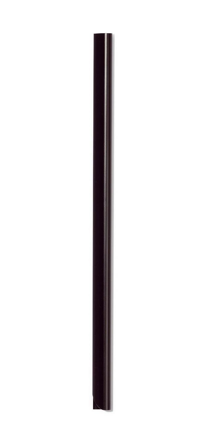 Durable Data Binder Spine Bar - 6mm Capacity, Black Plastic, Pack of 100 | Holds 60 A4 Sheets 1