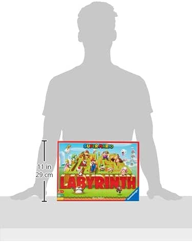 Ravensburger Super Mario Brothers Labyrinth Moving Maze Board Game for Kids & Adults, 2-4 Players, Ages 7+