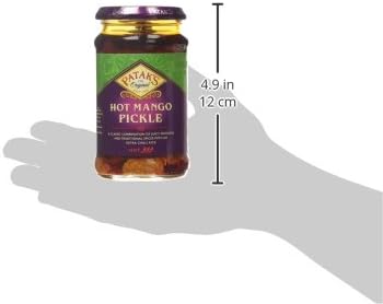 Patak's Hot Mango Pickle - Traditional Indian Spicy Mango Pickle with Extra Chilli Kick (280g)