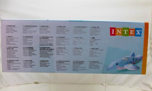 Intex Lil' Dolphin Ride-On Inflatable - Grey 12