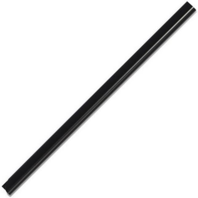 Durable Data Binder Spine Bar - 6mm Capacity, Black Plastic, Pack of 100 | Holds 60 A4 Sheets 2