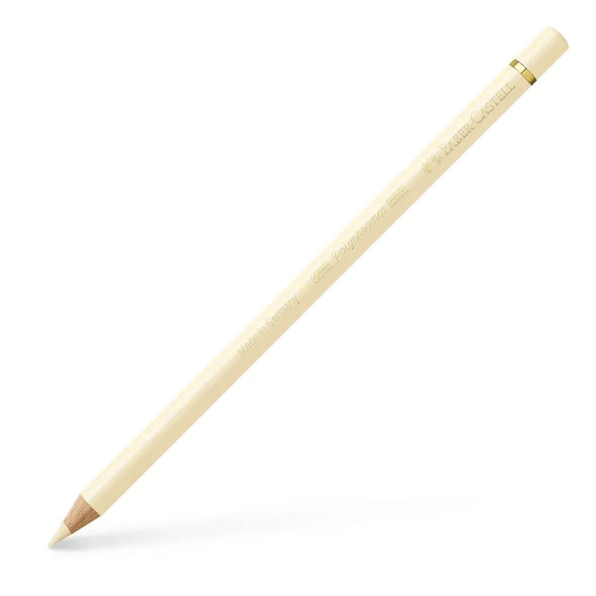Faber-Castell Polychromos Colour Pencil - Ivory (103) | 3.8mm Soft Lead | Water Resistant