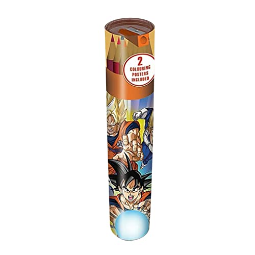 Dragon Ball Z Battle of Gods 12 Colored Pencil Set - Anime Stationery for Fans and Artists