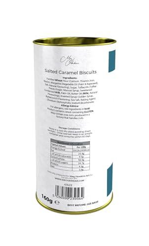 Meg Hawkins - The Kingfisher Salted Caramel Biscuits, 160g Gift Tin 3