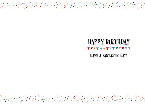 Piccadilly Greetings Amazing Uncle Birthday Card | 7 x 5 Inches | Grey