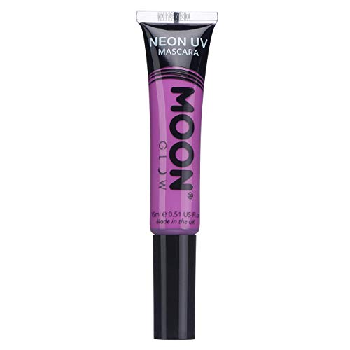 Moon Glow Neon UV Mascara 15 ml Lila leuchtet hell unter UV-Licht!