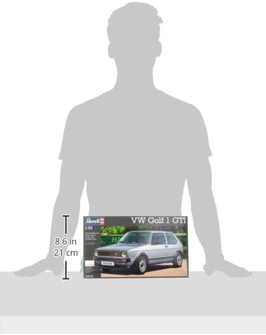 Revell VW Golf 1 GTI Model Kit - 121-Piece Building Set for Ages 10+