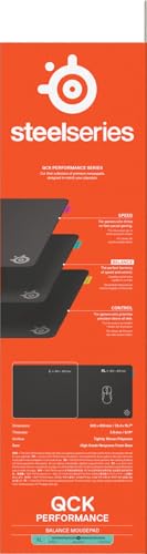 SteelSeries QcK XL Performance Balance Gaming Mousepad - 90x40cm Black 22
