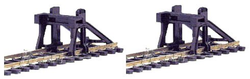 Hornby R083 Plastic Buffer Stop for Model Railway Scenery | Clips to Track | Black 2