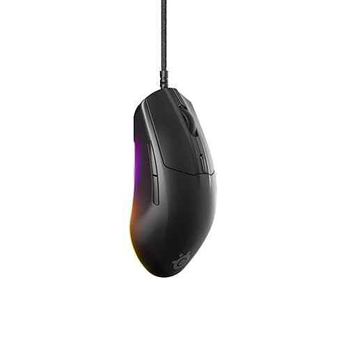 SteelSeries Rival 3 Gen 2 Gaming Mouse - 8500 DPI TrueMove Core Optical Sensor, 1.35ms Click Latency, 60M Clicks, RGB Lighting 17