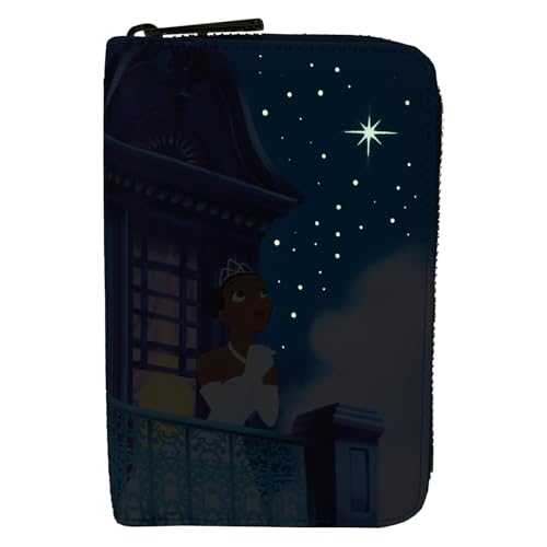 Loungefly Disney Princess and The Frog 15th Anniversary Zip Around Wallet (WDWA3177)