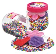 Hama 4,000 Fuse Beads & 3 Pegboards Starter Kit | Multicolour Plastic Beads | Ages 5-99 2
