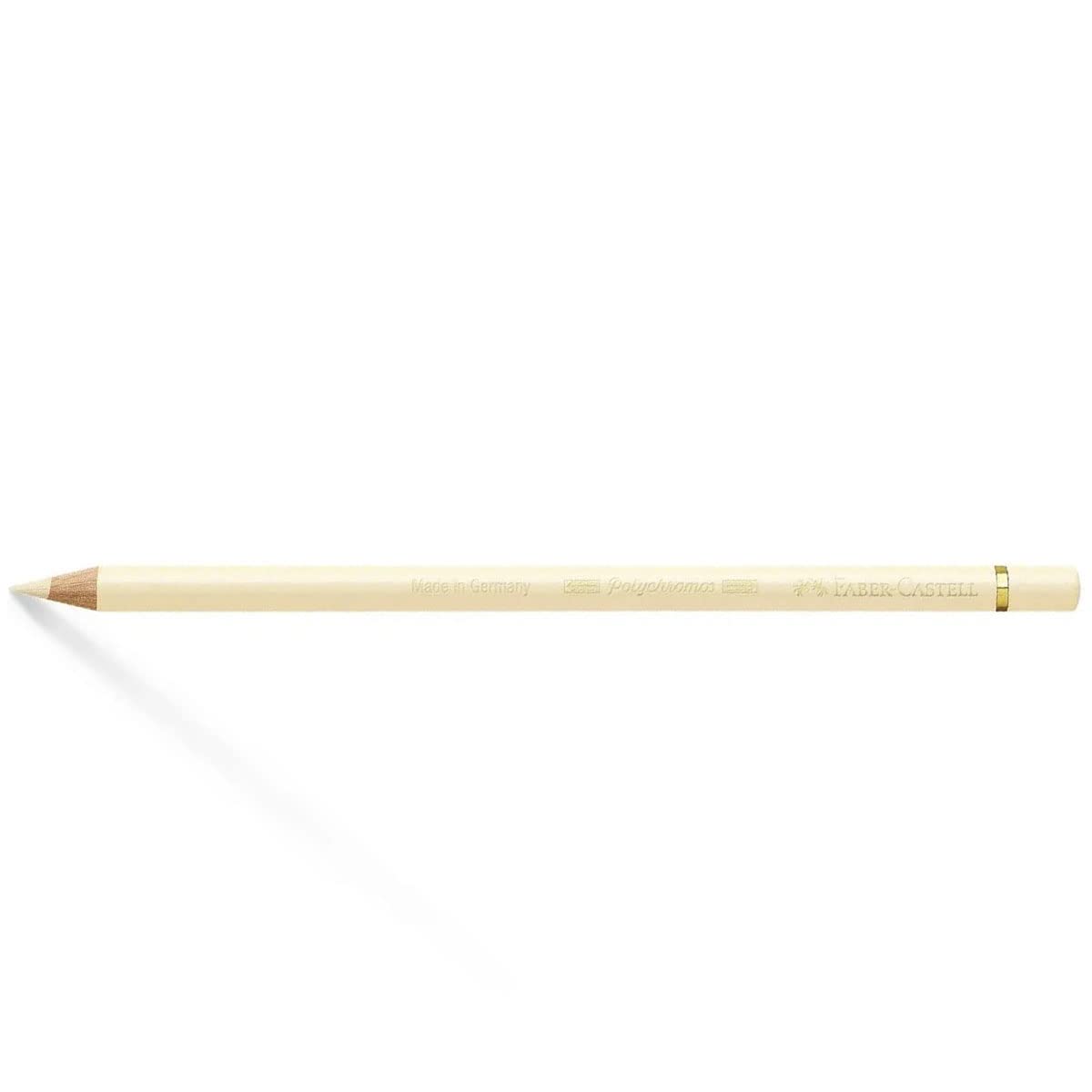 Faber-Castell Polychromos Colour Pencil - Ivory (103) | 3.8mm Soft Lead | Water Resistant
