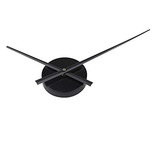 Timelike - 3D Clock Hands DIY Large Wall Clock Needles Quartz Clock Mechanism Accessories (Black)