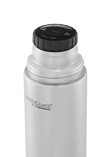 Thermos Stainless Steel Flask, 1.0 L - Double Wall Vacuum Insulated Thermos 7