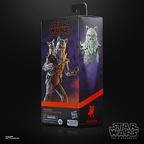 Wookiee Figure (Halloween Edition) - Star Wars The Black Series 6" Action Figure for Ages 4+