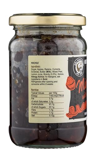 Otter Vale Mincemeat with Brandy - Gluten-Free, Hand-Made in Devon, 300g Glass Jar (Pack of 3) 4